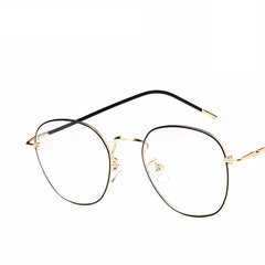 2018 neue Retro ultraleichte flache Brille 9959 koreanische Version des runden Brillen rahmens kann mit einem Myopie-Brillen rahmen zum Abschlag ausgestattet werden