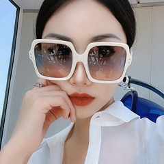 Square rice nail big frame sunglasses wholesale Nihaojewelry