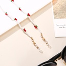Foreign Trade Export New Simple Crystal Small Cherry Glasses Chain Korean Halter Bead Glasses Mask Extension Chain Ropepicture8