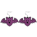 Ghost Spider Skeleton Bat Acrylic Halloween Earrings wholesale jewelry Nihaojewelrypicture78