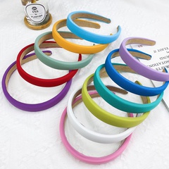candy-colored simple wide-brimmed sponge hairband 12pcs one bag wholesale jewelry Nihaojewelry