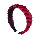 Korean Style DoughTwist Style Plaits Headband Fabric Candy Color Pressure NonSlip Headband Wide Edge Sweet AllMatching Pure Color AllMatching Hair Accessoriespicture9