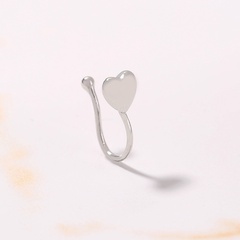 INS European and American Popular Stylish Piercing Jewelry Love Nose Stud Nose Ring Exquisite Nose Studs without Piercing