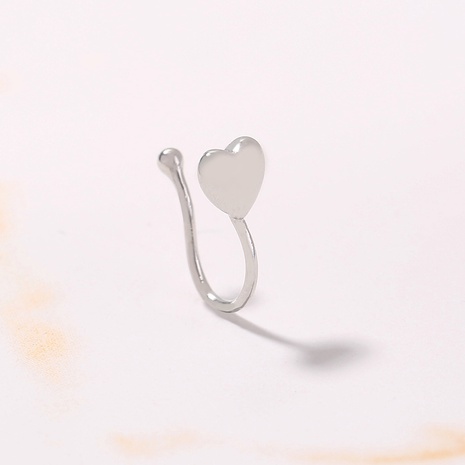 new fashion heart copper nose ring wholesale nihaojewelry NHDB424183's discount tags