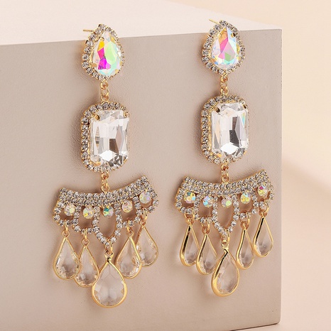 baroque rhinestone crystal drop earrings wholesale Nihaojewelry's discount tags