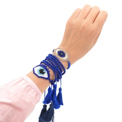 Miyuki Perlen gewebtes Auge im ethnischen Stil mehrschichtiges Armband Set Großhandel Schmuck Nihaojewelry