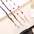 Foreign Trade Export New Simple Crystal Small Cherry Glasses Chain Korean Halter Bead Glasses Mask Extension Chain Ropepicture14