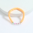 Bohemian style soft pottery letter elastic bracelet wholesale jewelry Nihaojewelrypicture22