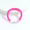 Bohemian style soft pottery letter elastic bracelet wholesale jewelry Nihaojewelrypicture28