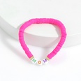 Bohemian style soft pottery letter elastic bracelet wholesale jewelry Nihaojewelrypicture32