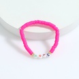 Bohemian style soft pottery letter elastic bracelet wholesale jewelry Nihaojewelrypicture33
