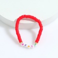 Bohemian style soft pottery letter elastic bracelet wholesale jewelry Nihaojewelrypicture43