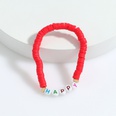 Bohemian style soft pottery letter elastic bracelet wholesale jewelry Nihaojewelrypicture46
