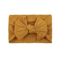 childrens solid color elastic bow hairband wholesale Nihaojewelrypicture17