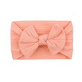 childrens solid color elastic bow hairband wholesale Nihaojewelrypicture22