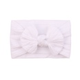 childrens solid color elastic bow hairband wholesale Nihaojewelrypicture24
