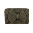 childrens solid color elastic bow hairband wholesale Nihaojewelrypicture25