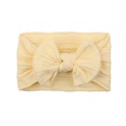 childrens solid color elastic bow hairband wholesale Nihaojewelrypicture26
