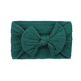 childrens solid color elastic bow hairband wholesale Nihaojewelrypicture34
