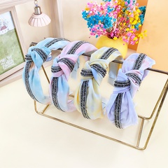 knotted tie-dye korean style hairband wholesale jewelry Nihaojewelry
