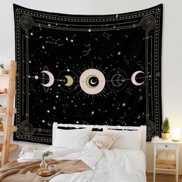 bohemian tapestry room decoration decorative cloth star moon printing wholesale nihaojewelrypicture10