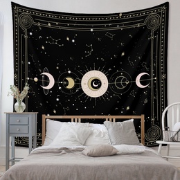 bohemian tapestry room decoration decorative cloth star moon printing wholesale nihaojewelrypicture11