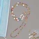 Bohemian style color round beads fivepointed star pearl eyeglasses chain wholesale Nihaojewelrypicture8