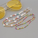 Bohemian style color round beads fivepointed star pearl eyeglasses chain wholesale Nihaojewelrypicture10