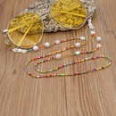 Bohemian style color round beads fivepointed star pearl eyeglasses chain wholesale Nihaojewelrypicture11