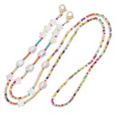 Bohemian style color round beads fivepointed star pearl eyeglasses chain wholesale Nihaojewelrypicture12
