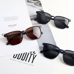 Wuhuama Glasses Tr9174 Polarized TR90 Square Frosted Texture Large Rim Sunglasses Female Sunglasses Men