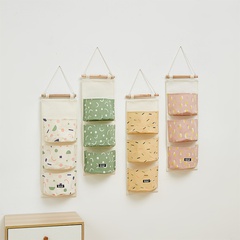 Wall Storage Bag Hanging Bag Wall Hanging Decoration Type behind the Door, on the Wall Storage Rack Organizing Wall Hanging Bag Sub Small Cloth Bag Dormitory Room