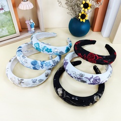 butterfly embroidery thick-bottomed sequined hairband wholesale nihaojewelry