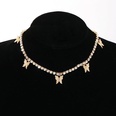 Nihaojewelry simple collier papillon plein de diamants bijoux en grospicture13