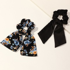 fashion vintage chiffon flower scrunchies wholesale nihaojewelry