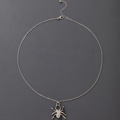 Korean style Halloween spider pendant necklace wholesale nihaojewelry