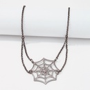 Vintage Halloween Hollow Spider Web Gothic Necklace Wholesale Nihaojewelrypicture15