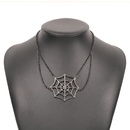 Vintage Halloween Hollow Spider Web Gothic Necklace Wholesale Nihaojewelrypicture16