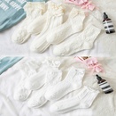 simple white medium tube bubble mouth lace socks wholesale Nihaojewelrypicture13