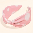 Korean new fabric knotted polka dot hair bandpicture50