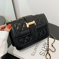 Diamond Chain Small Bag for Women 2021 Autumn New Retro Stylish Good Texture Shoulder Messenger Bag Western Style Small Square Bagpicture26