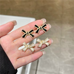 cute pearl bow stud earrings wholesale jewelry Nihaojewelry