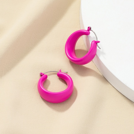 simple vintage candy color baking varnish earrings wholesale nihaojewelry's discount tags