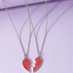 broken heart pendant necklace wholesale nihaojewelry