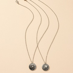 Collier pendentif étoile lune soleil chaîne épaisse en gros nihaojewelry
