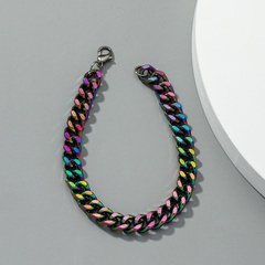 phantom color thick chain bracelet wholesale nihaojewelry