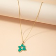 threedimensional flower pendant necklace wholesale nihaojewelrypicture12