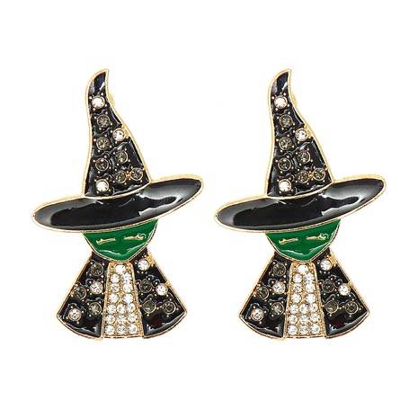 Cartoon Magician Halloween Earrings wholesale jewelry Nihaojewelry's discount tags