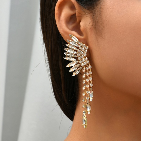 retro diamond tassel earrings wholesale Nihaojewelry's discount tags