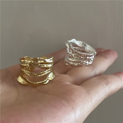 fashionable simple multi-layer irregular hollow ring wholesale nihaojewelry